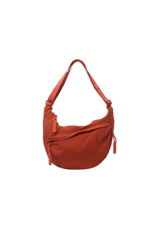 crossbody dumpling bag | orange
