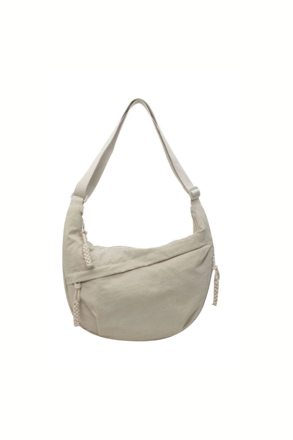 crossbody dumpling bag | cream