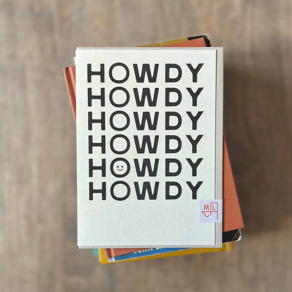 happy little howdy | card