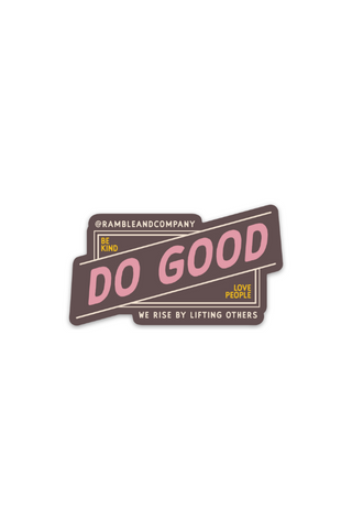 do good be kind| sticker