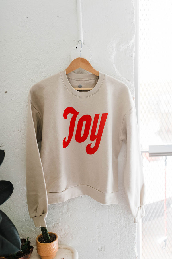 joy sweatshirt | bone