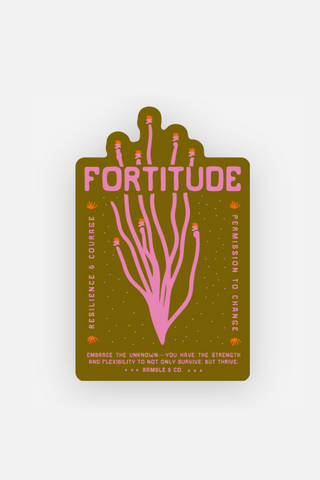 fortitude + way out west | sticker