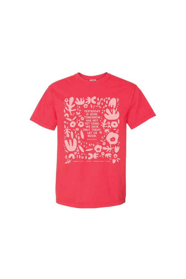 yesterday is gone | paprika comfort colors tee | PREORDER