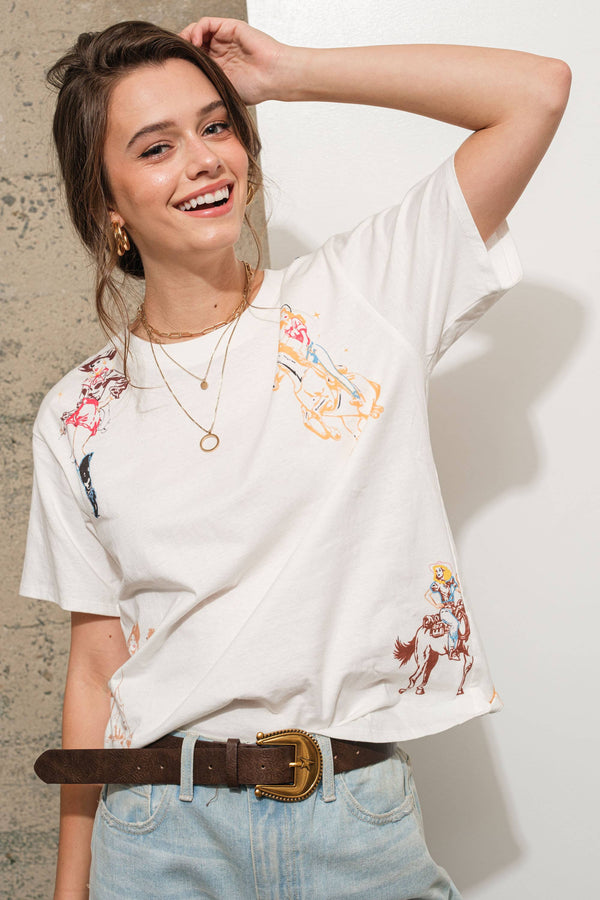 western motif | graphic tee