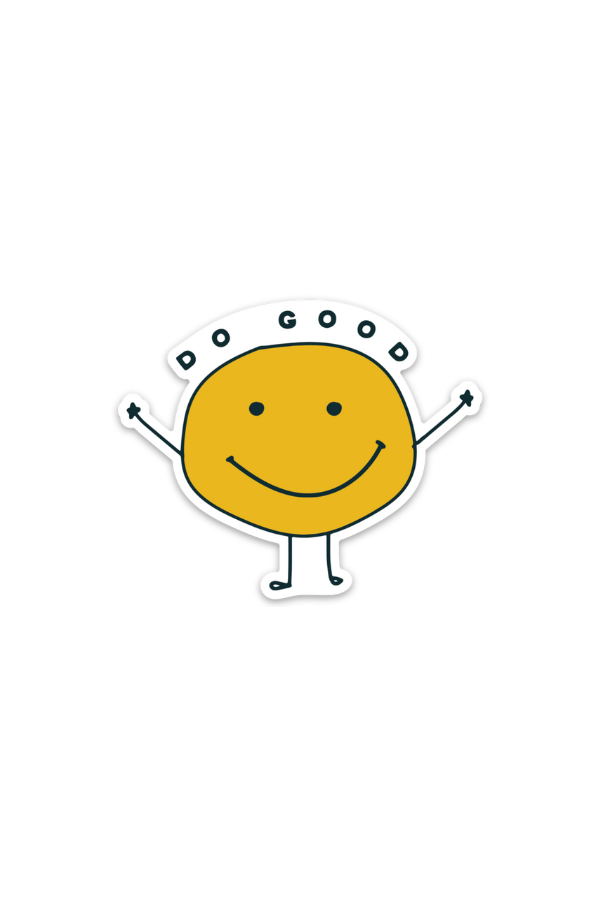 do good smiley | sticker