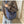 crossbody dumpling bag | blue