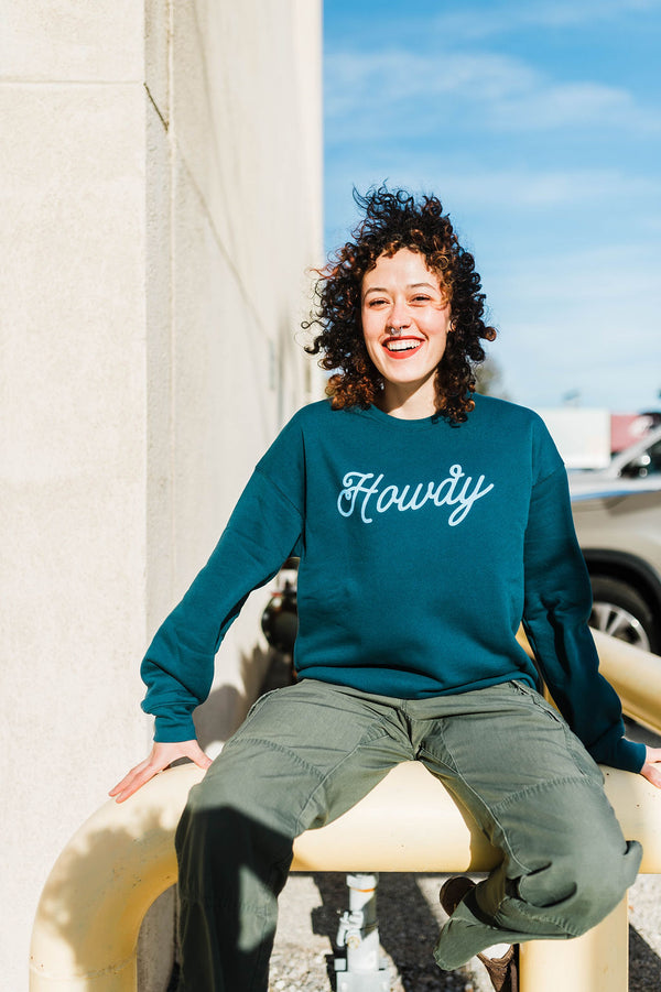 howdy  | atlantic drop shoulder fleece crewneck