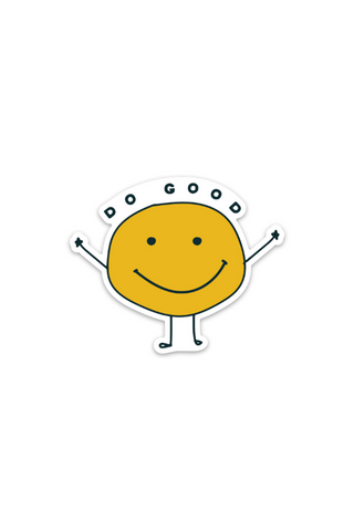 do good smiley | sticker