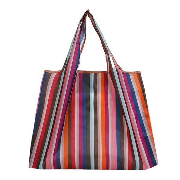 oxford oversized tote | stripe