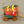 mesh contrast beach bag | orange