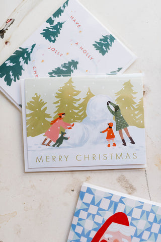 family snowman | card