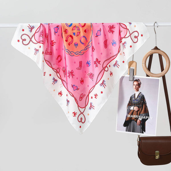western cowgirl bandana | pink