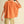 mineral washed oversized crop tee | burnt orange