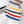 everyday color stripe socks | white + black