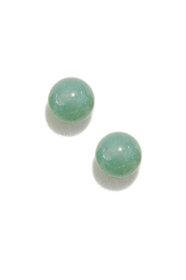 aventurine rubell stud | layer earrings