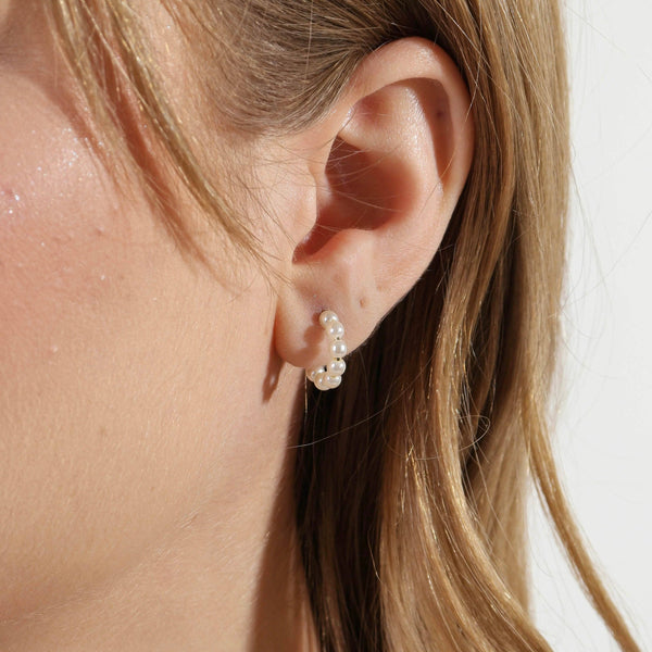 pearl gold | earring