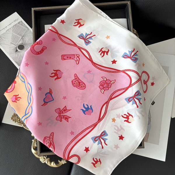 western cowgirl bandana | pink