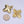 textured flower earrings | 14k gold filled