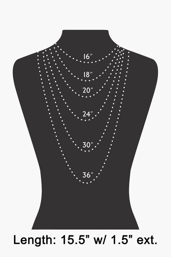 stone + glass beaded necklace