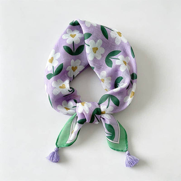 floral bandana | lavender multi