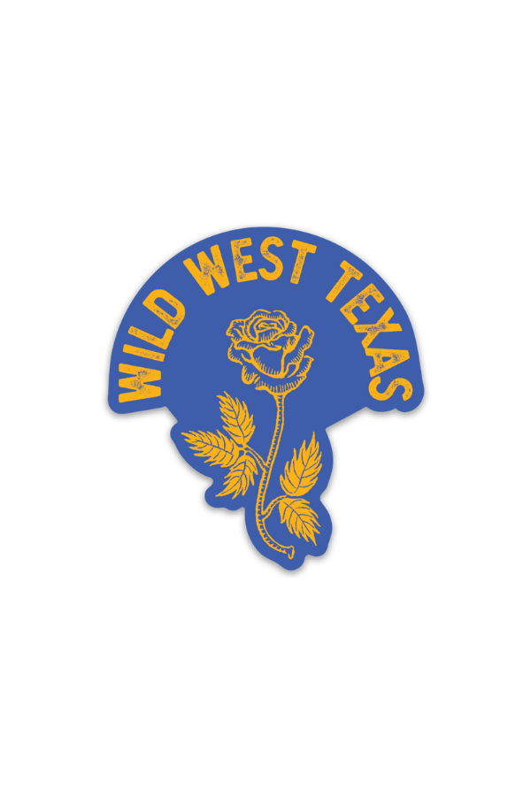 wild west rose |  sticker