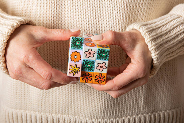 art rubix cube | flower pop