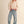 scallop puff sleeve sweater | almond red
