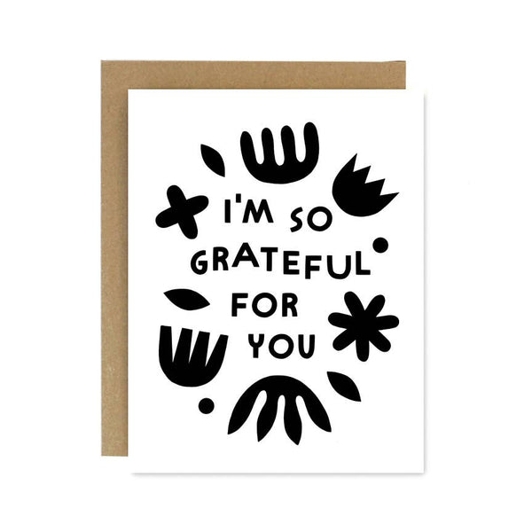 grateful for you | notecard