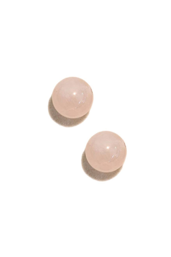 rose quartz rubell | layered earrings