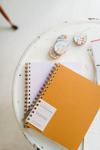 daily overview planner | assorted colors