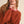 scallop puff sleeve sweater | brown fuschia