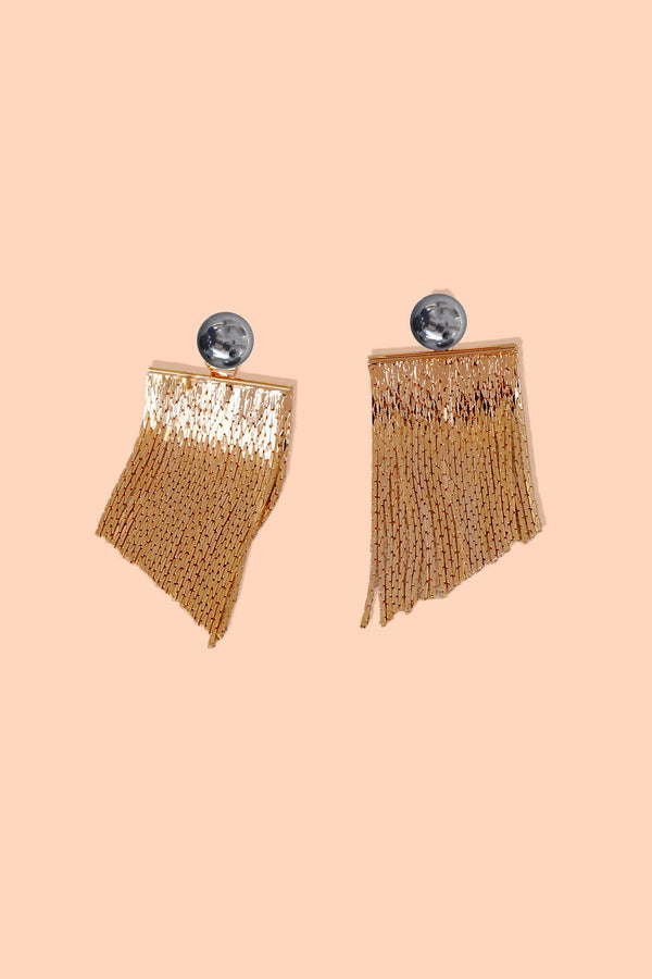 aventurine rubell stud | layer earrings