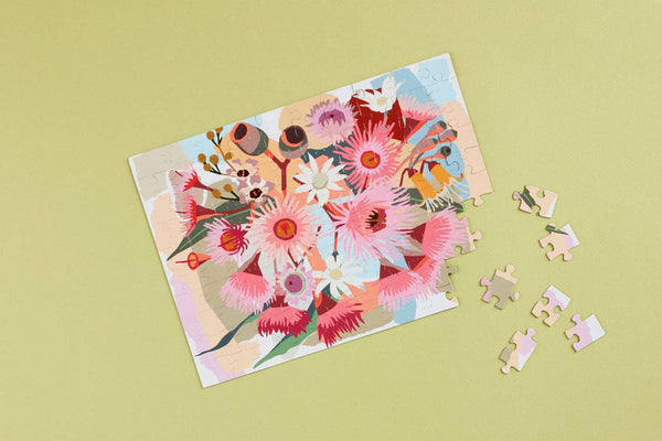 florals | 100 piece magnetic puzzle