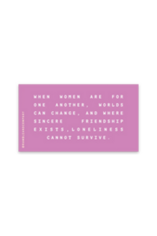 when women lilac | sticker