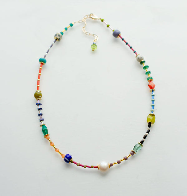 beaded friendship necklace