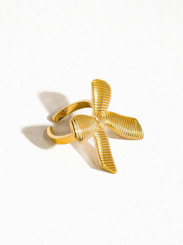 bow ring | 18k gold ring
