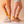 checker crew socks | orange