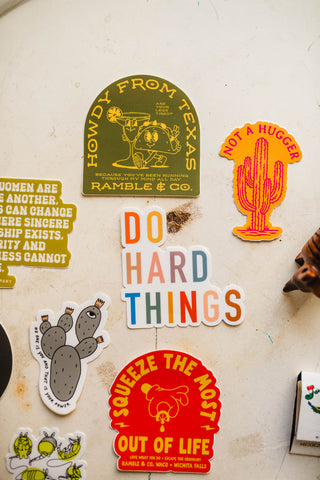 do hard things | sticker