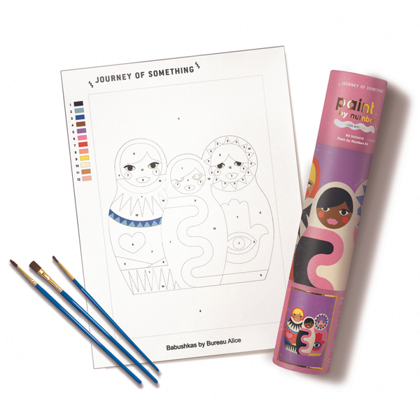 babushkas | paint-by-numbers kit