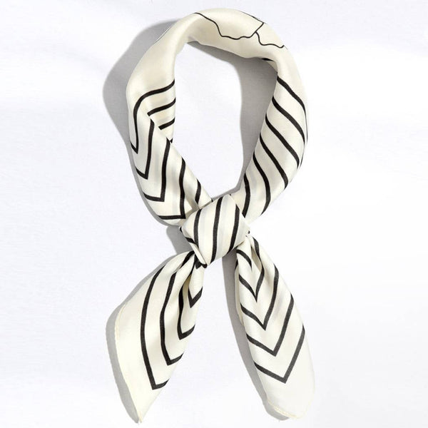 rose print + stripe | soft scarf