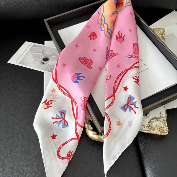 western cowgirl bandana | pink