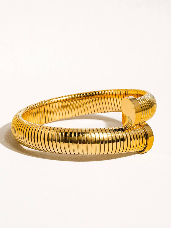 bold bangle | 18k gold