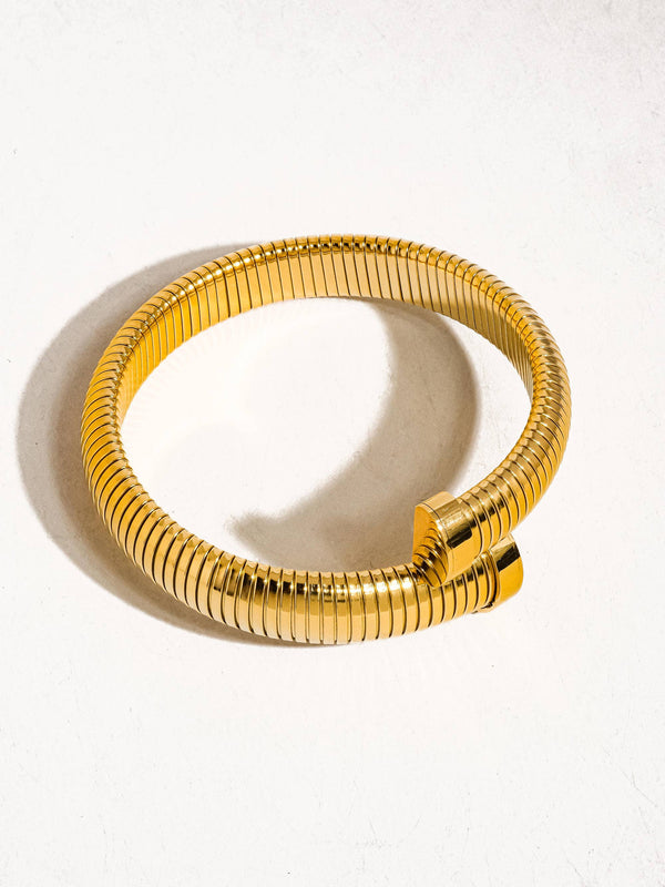 bold bangle | 18k gold