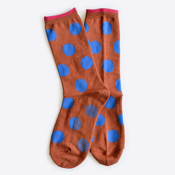 dot crew socks | rust