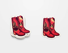 desert dog western | sticker