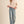 scallop puff sleeve sweater | almond red