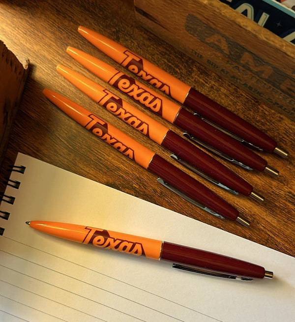 texas script | pen