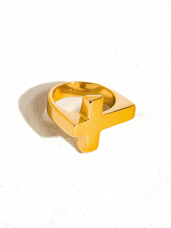 truth cross 18k gold | ring