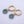 green jade donut huggie | 14k gold filled