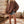 oversized polka dot scuba pullover | brown + white